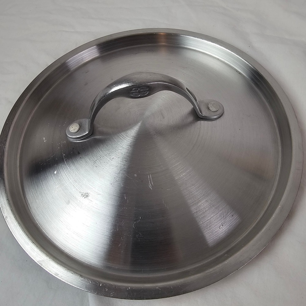 Calphalon Stainless Steel Lid 9.5 Inch Replacement Pot Pan Cover Riveted Handle